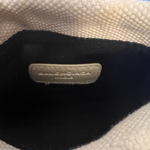 Balenciaga Canvas White Pouch card coin purse - Picture 6 of 6